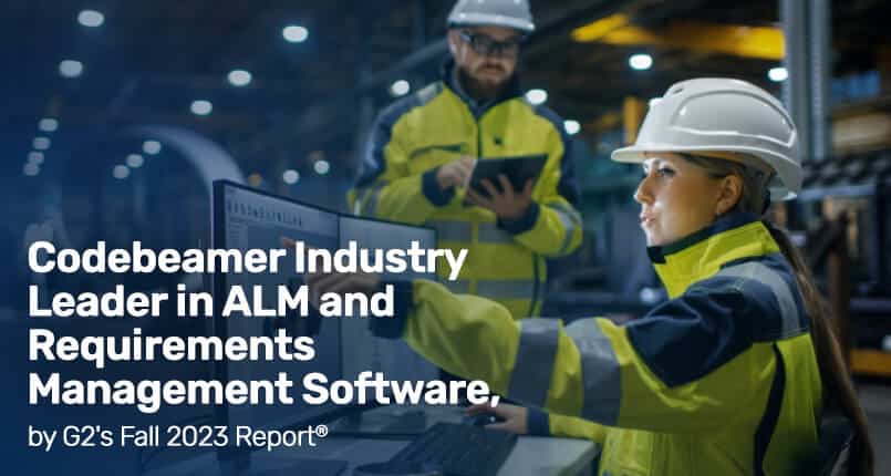 Codebeamer Industry Leader in ALM & Requirements Management Software